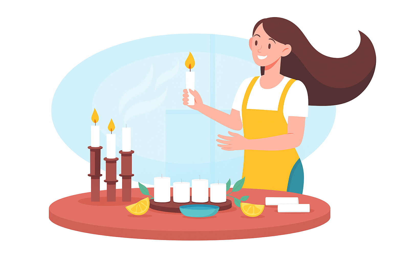 Candle Illustration